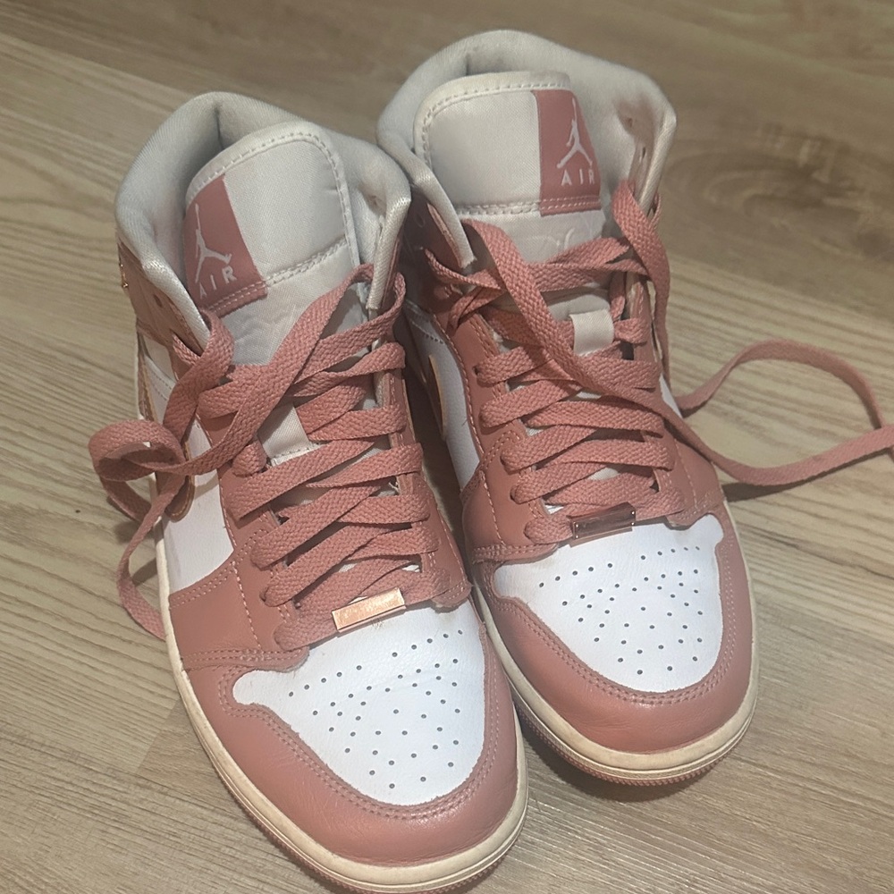 Jordan Women's Sneakers - Pink and White